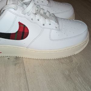 Nike Air Force 1 low top plaid